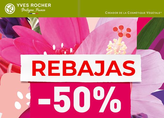 Ya están aquí las rebajas de Yves Rocher C.C. Las Rosas
